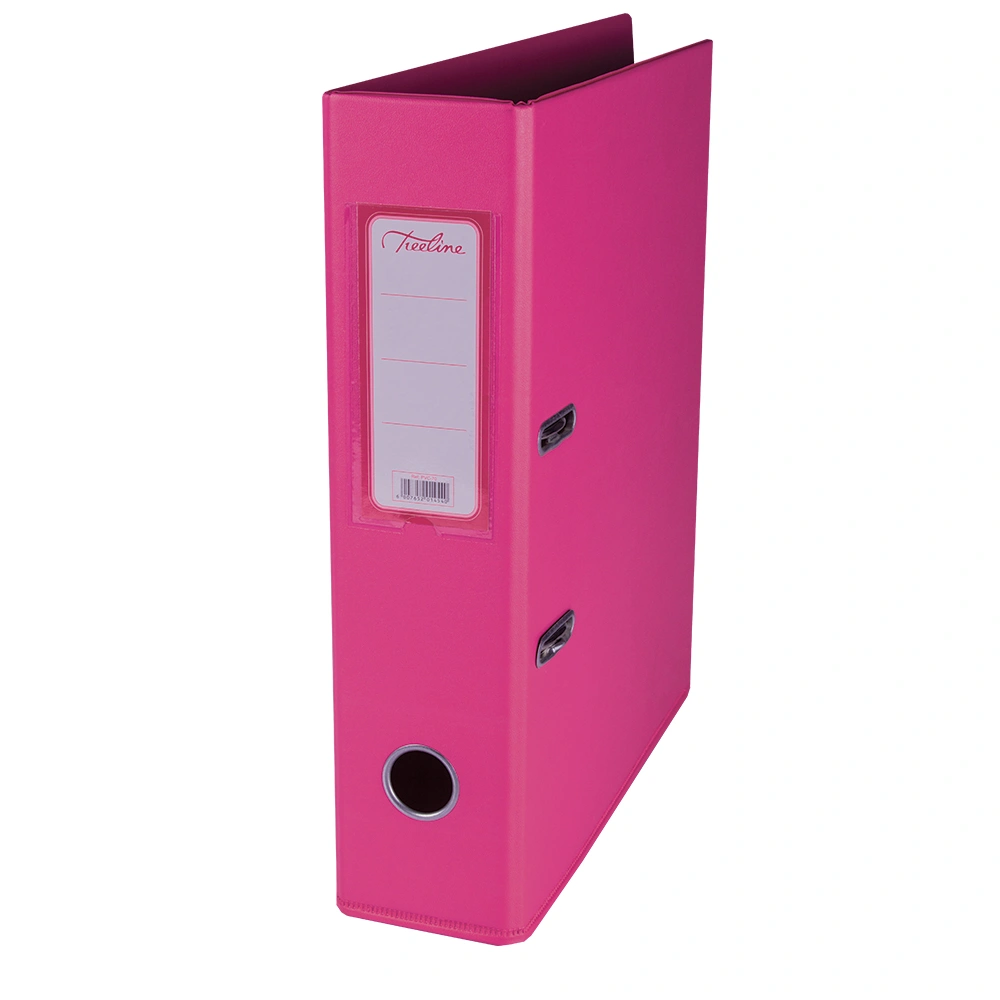 Hot Pink PVC-70  Lever Arch Files