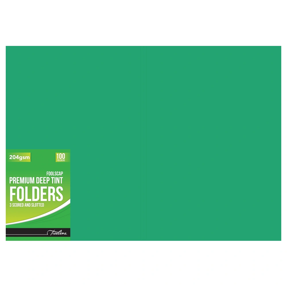 Premium Deep Tint Folder Green 204gsm