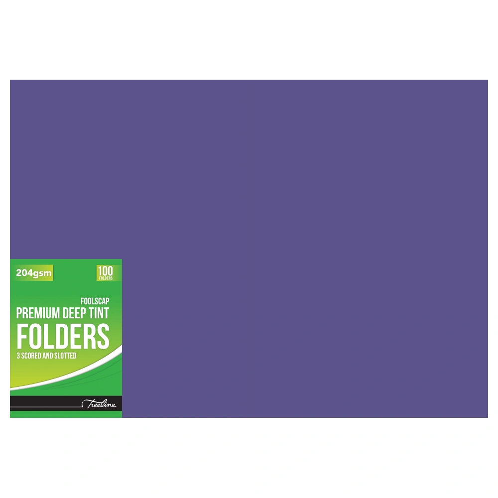 Premium Deep Tint Folder Purple 204gsm
