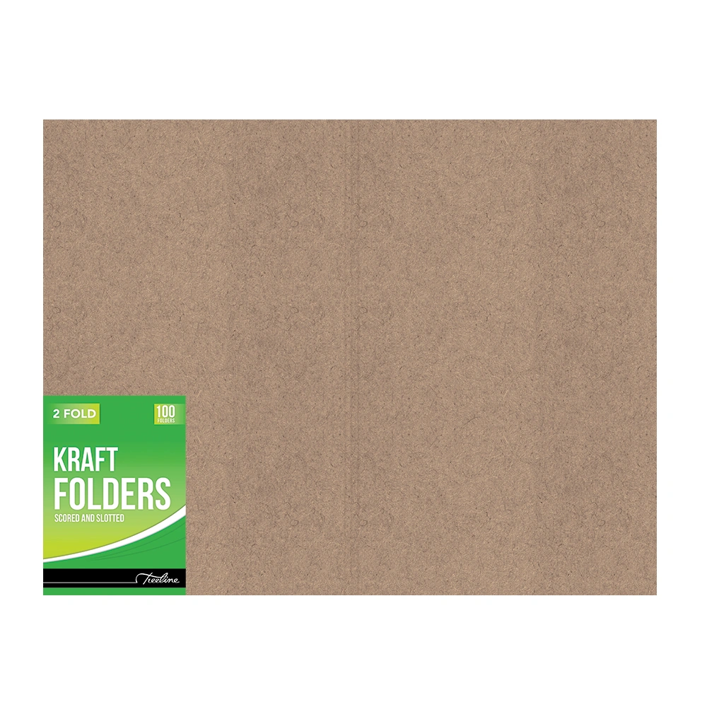 Kraft Flush Folders 100's