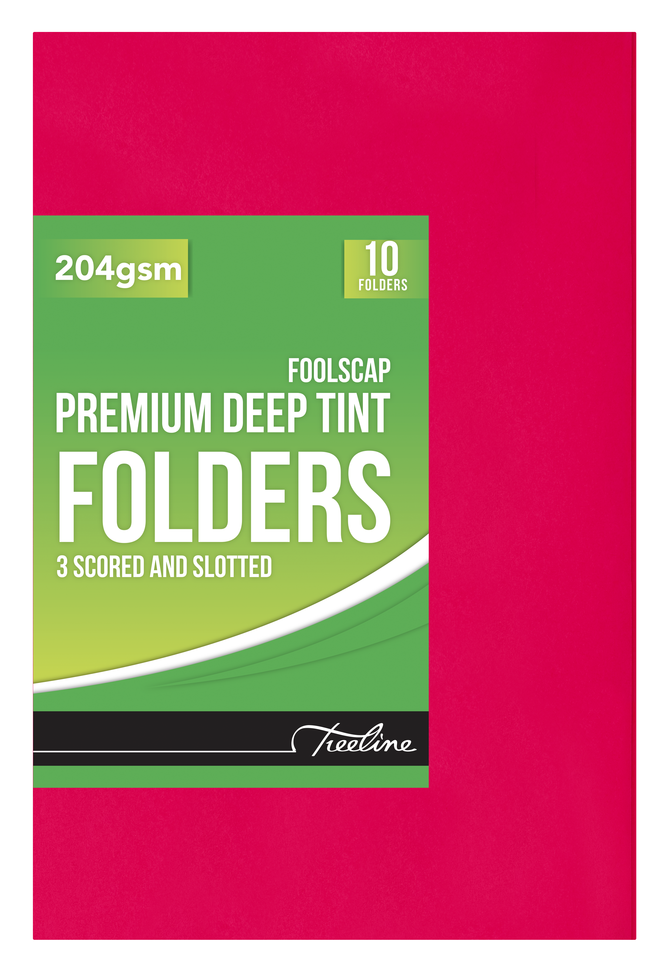 Premium Deep Tint Folder Red 204gsm - PKT-10