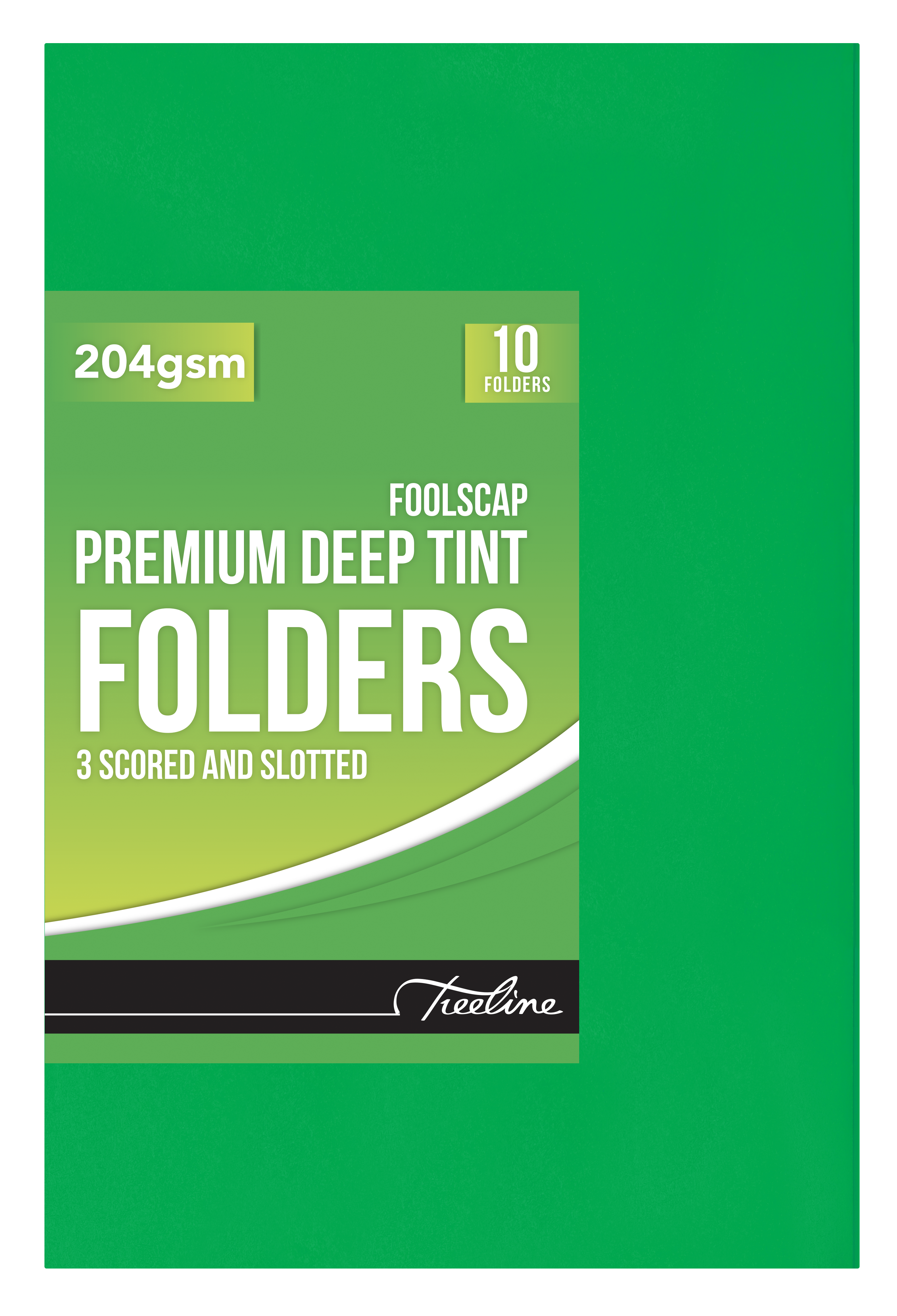 Premium Deep Tint Folder Green 204gsm - PKT-10