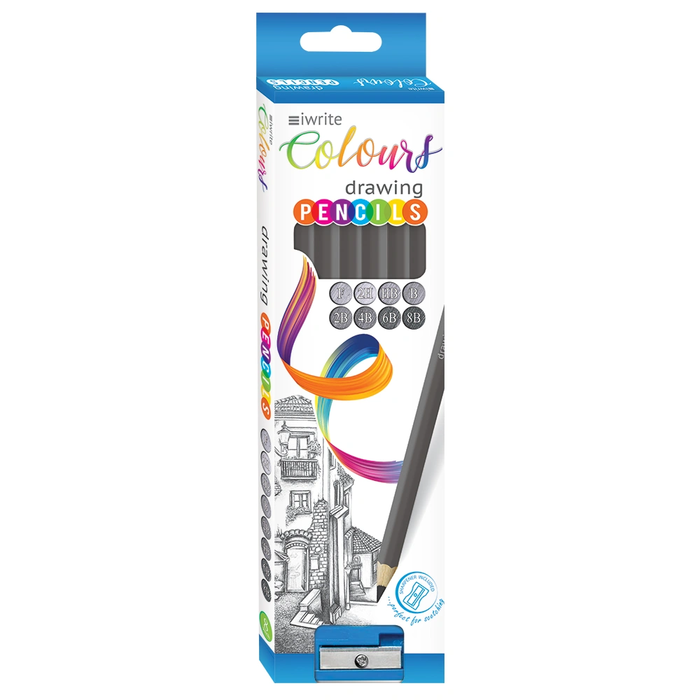 IWrite Colours Drawing Pencils - Set-8