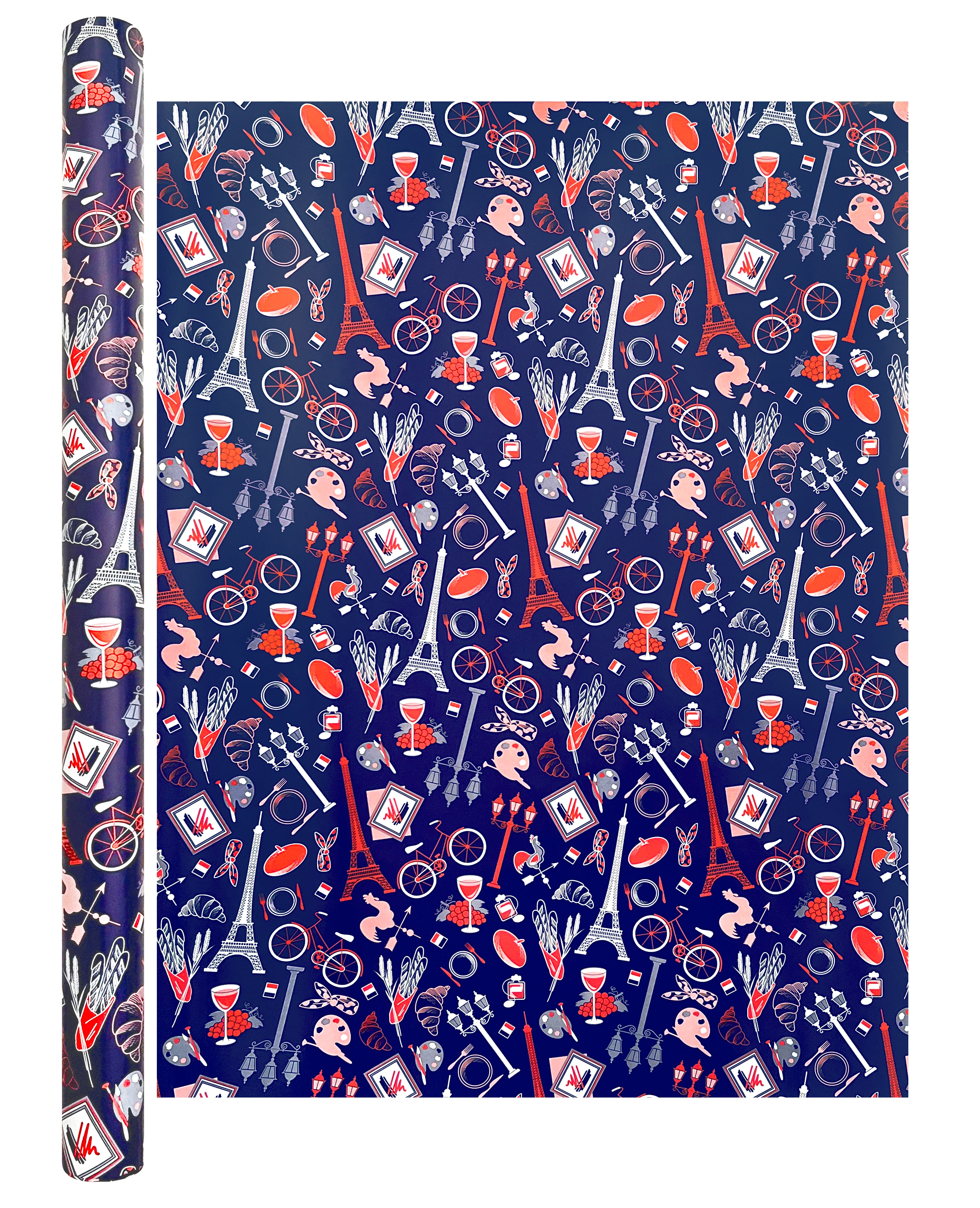 202107c  Wrapping Paper Douce France Asst  80gsm  2 x 0,70m