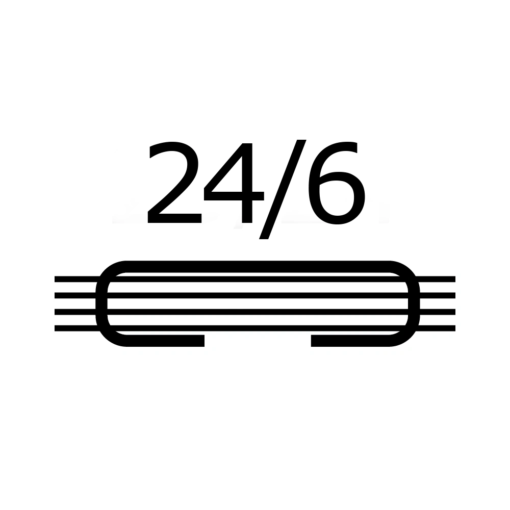 24 / 6 Staples -  (1,000's)