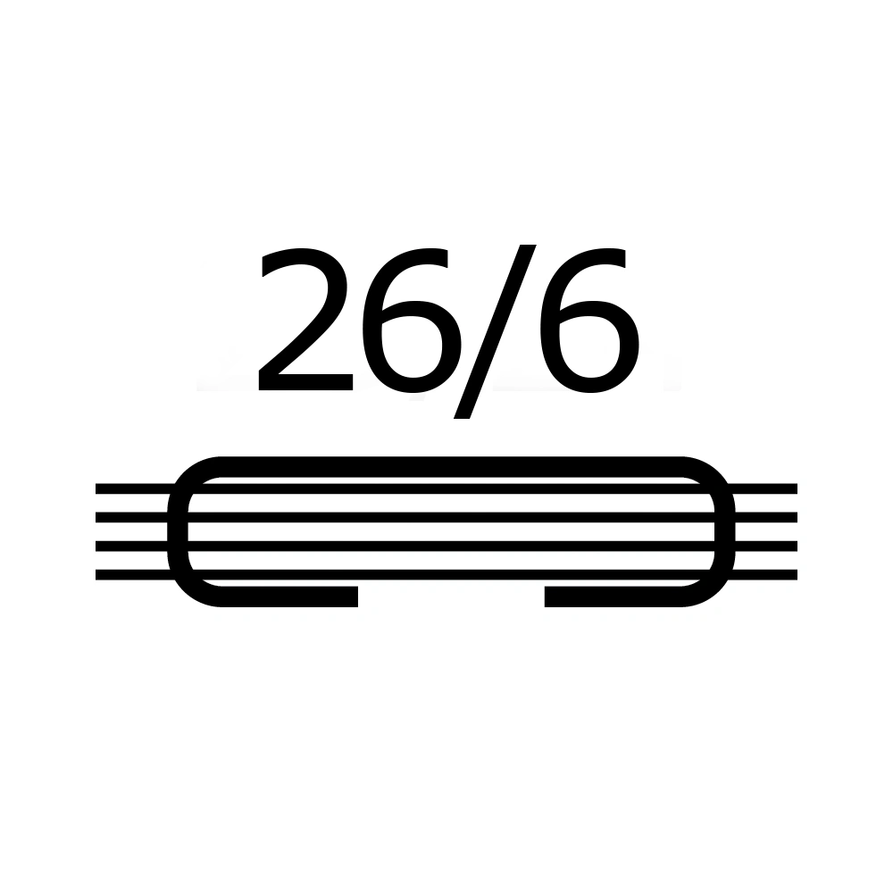 STD 26/6 staples 2606A