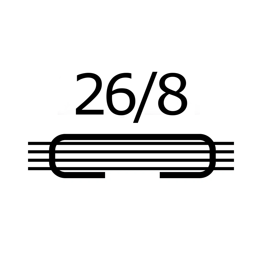 STD 26/8 staples 2608B 1000's