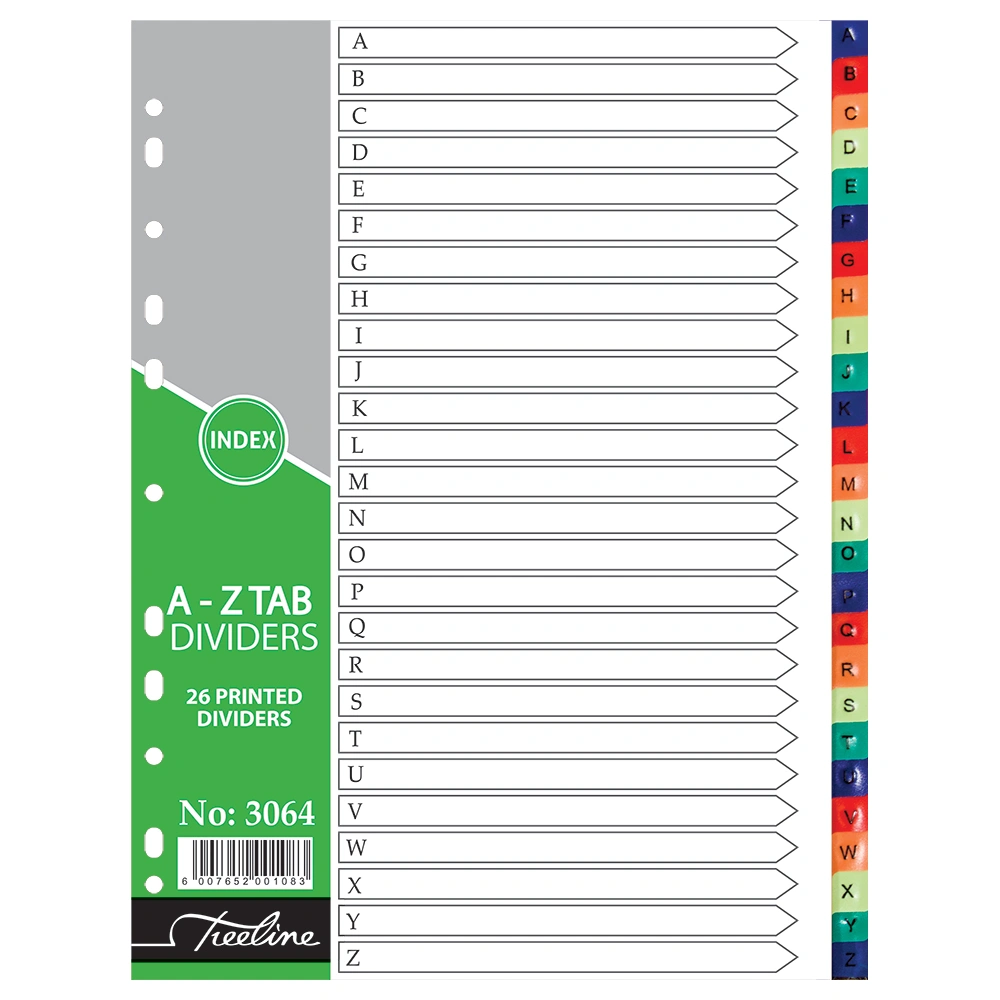 REF: 3064 A4 PVC A-Z Rainbow  26 part - PKT-10