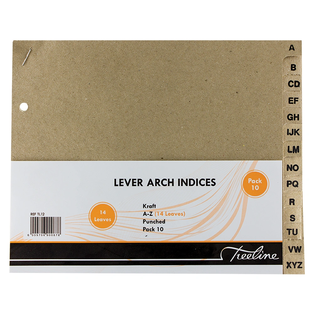Indices Lever Arch 14 Leaves