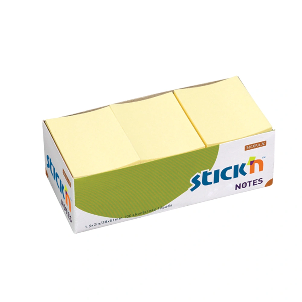 Yellow PASTEL 38x50mm Stick'N Pads