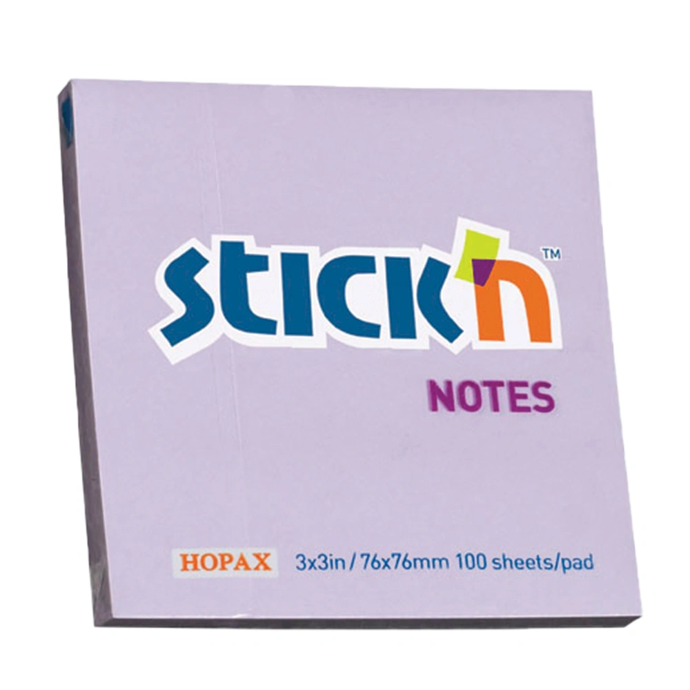 Purple PASTEL 76x76mm Stick'N Pads