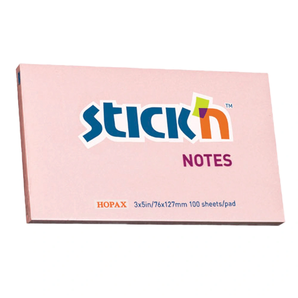 Pink PASTEL 76x127mm Stick'N Pads