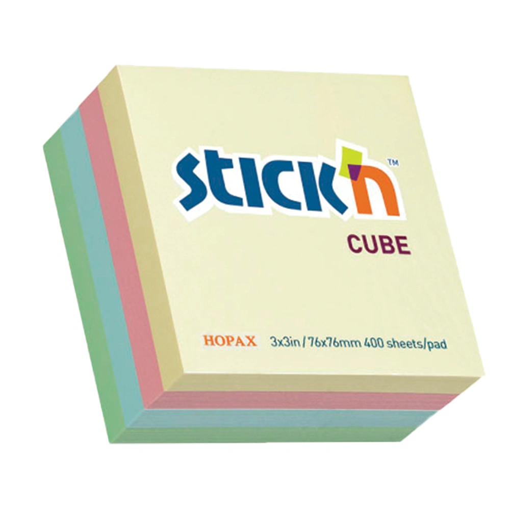 Assorted Pastel Cubes 76x76mm -  21013