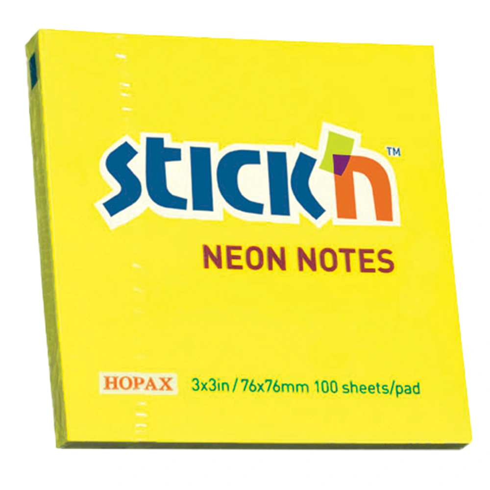 Lemon NEON 76x76mm  Stick'N Pads