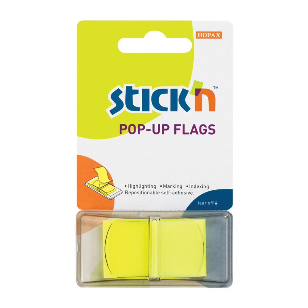 Pop-Up Flags neon Lemon (45mm x 25mm) 26010