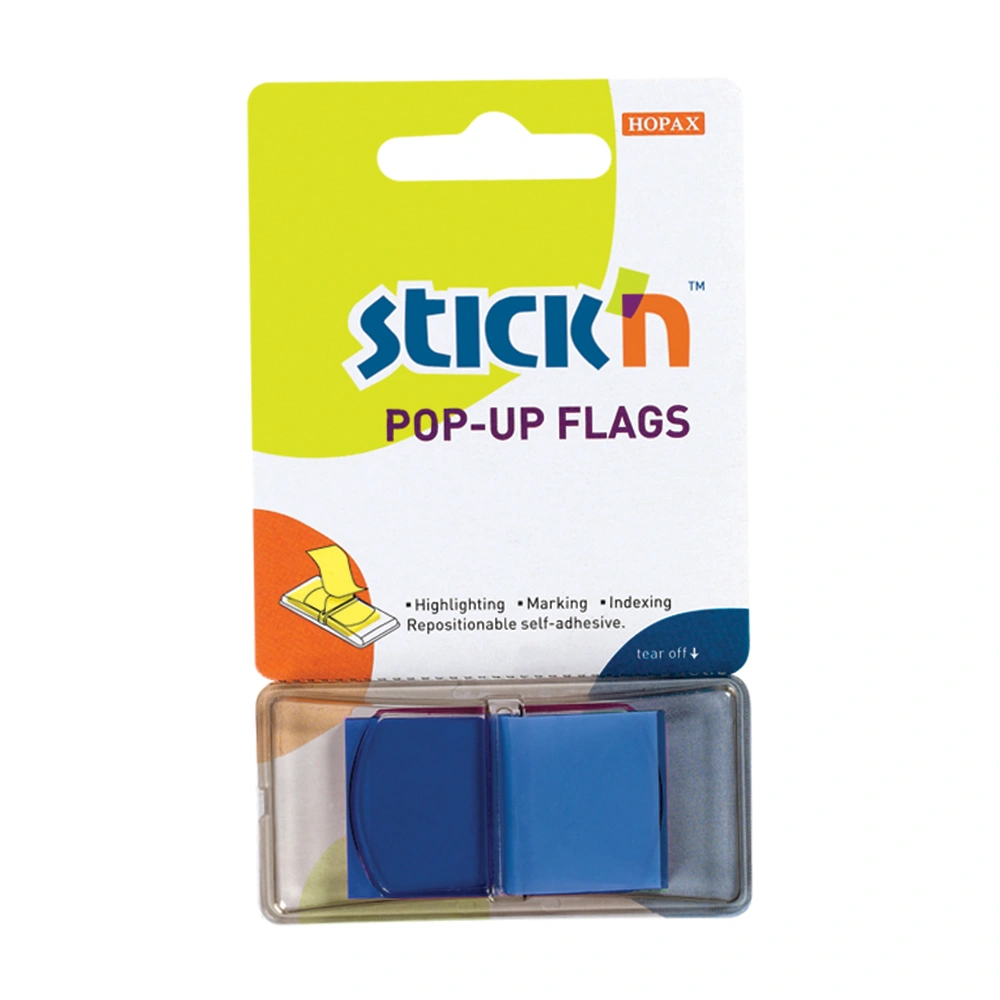 Pop-Up Flags Neon Blue (45mm x 25mm) 26030