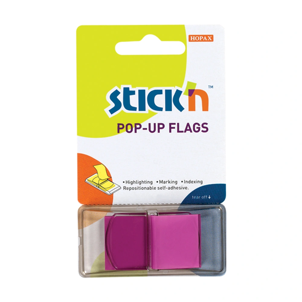 Pop-Up Flags neon Purple (45mm x 25mm) 26014