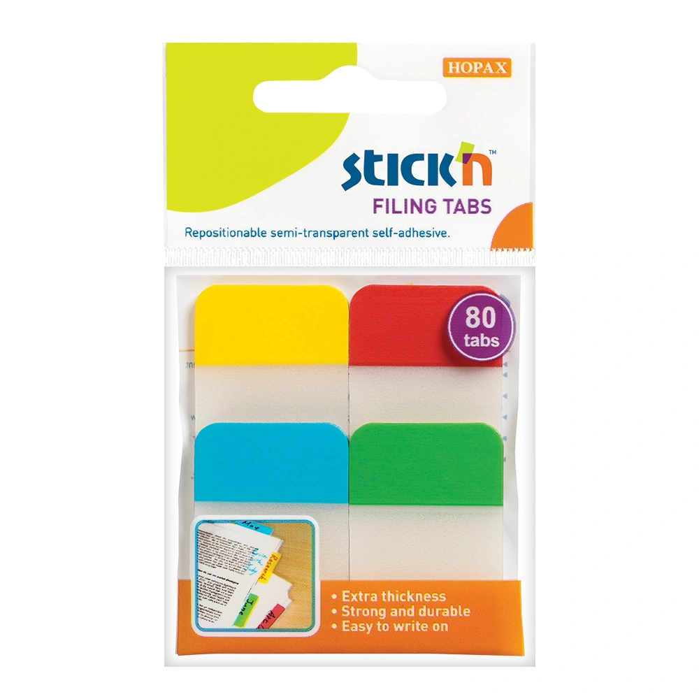 Filing Tabs (4 Asst Colours)  21607