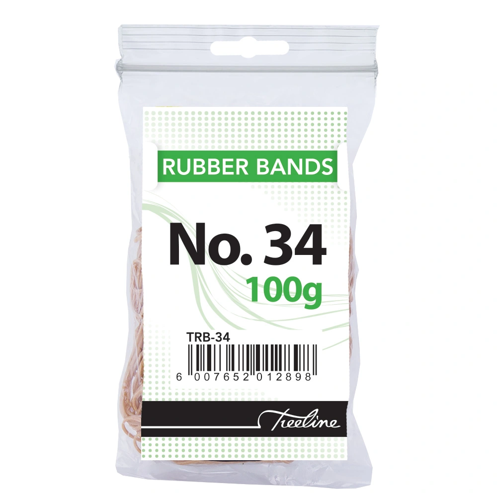 # 34 Rubber Bands 100gram