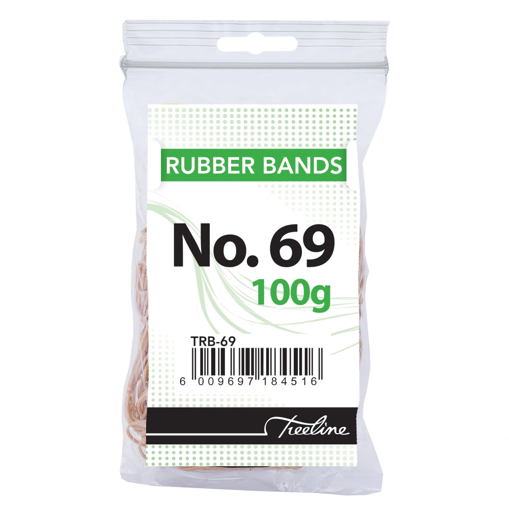 # 69 Rubber Bands 100gram