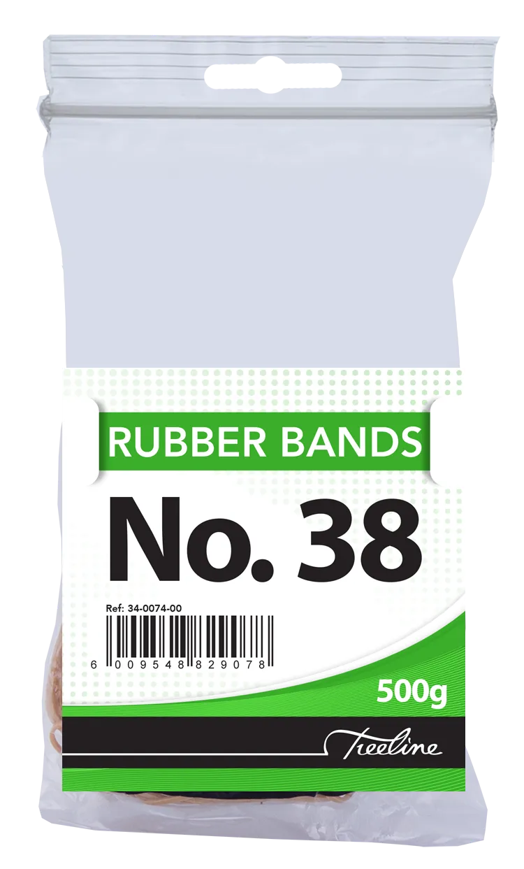 # 38 Rubber Bands 500gram