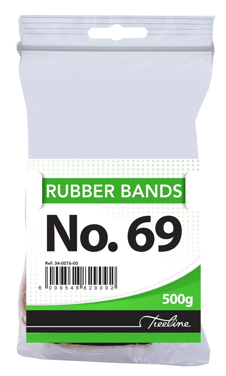 # 69 Rubber Bands 500gram