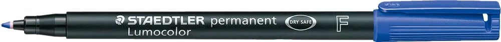 Staedtler  Lumocolour Permanent Fine Blue