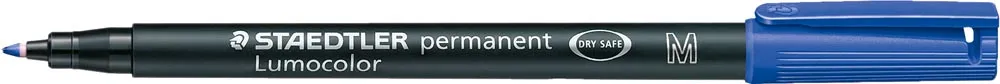 Staedtler Lumocolour Permanent OHP Projection Pen Blue