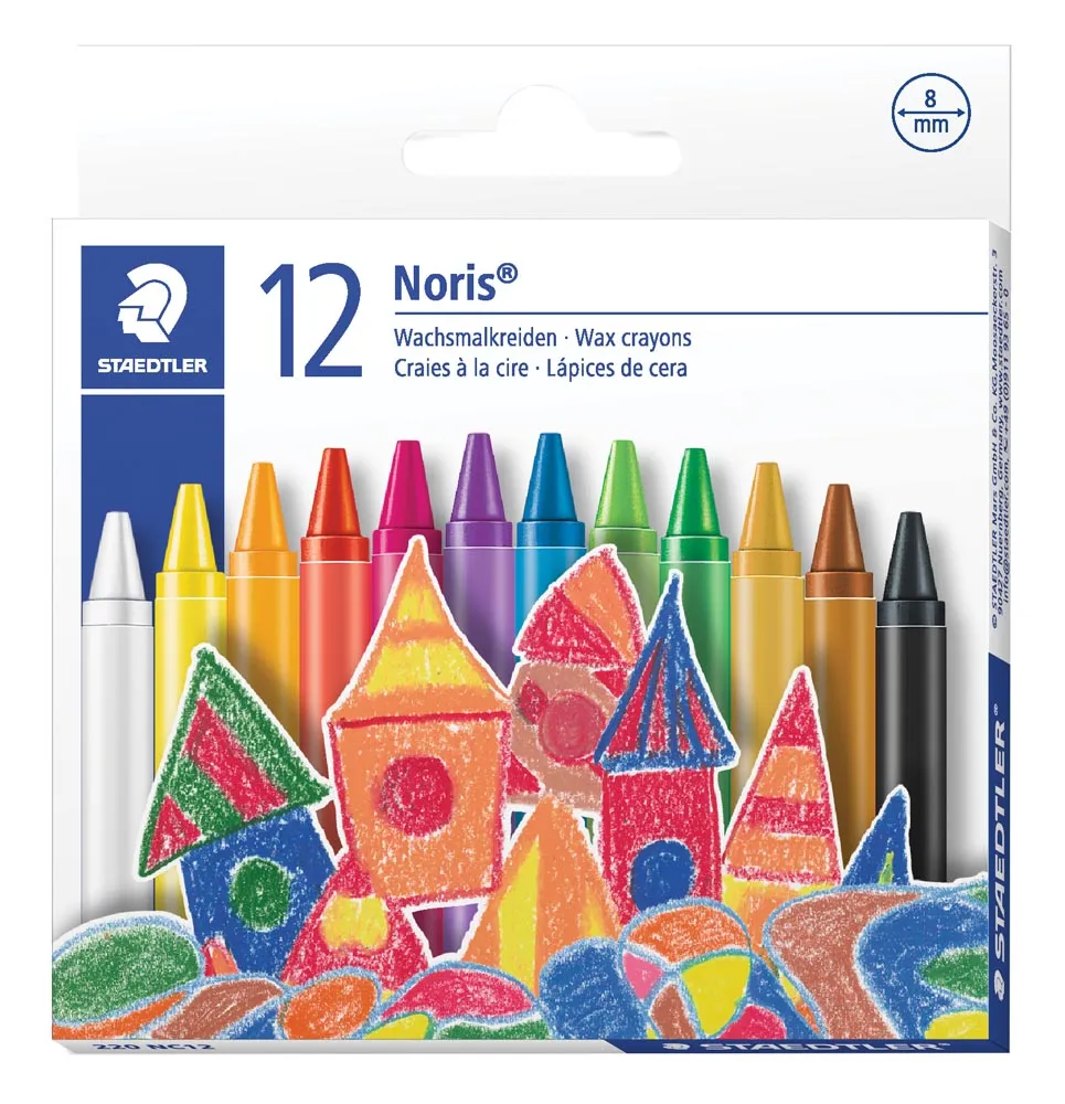 Regular Wax Crayons - 12's