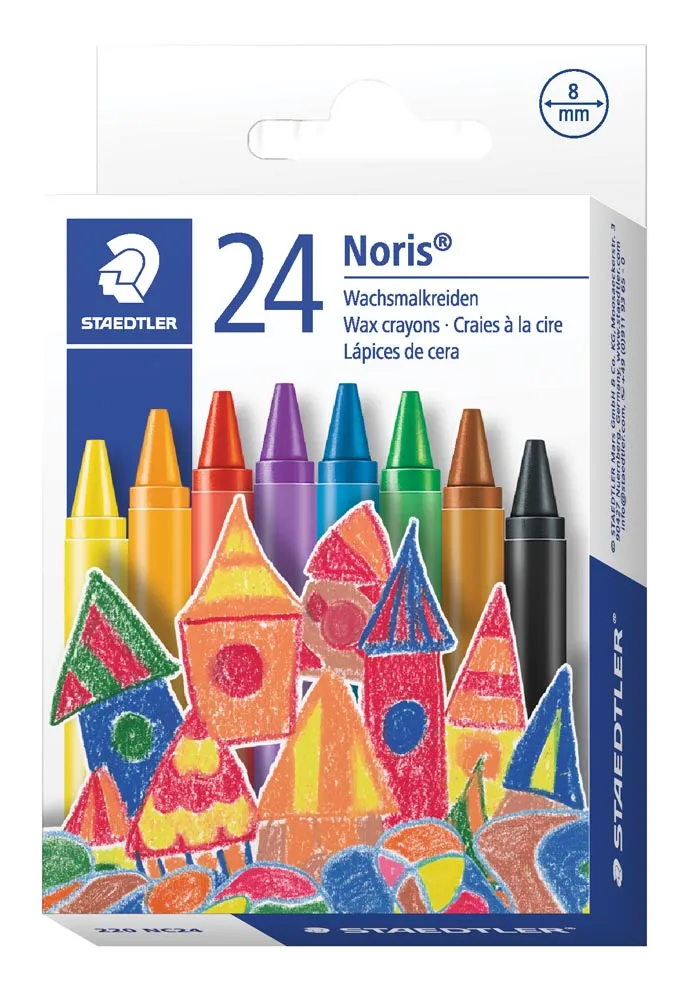 Regular Wax Crayons - 24's