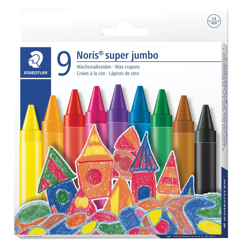 Jumbo Wax Crayons - 9's