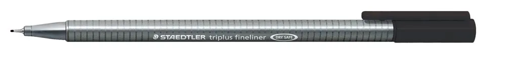 Black Triplus Fineliners  10's
