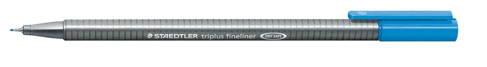 Fineliner triplus 0.3mm Aqua blue 10's