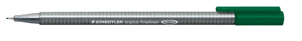 Fineliner triplus 0.3mm Green 10's
