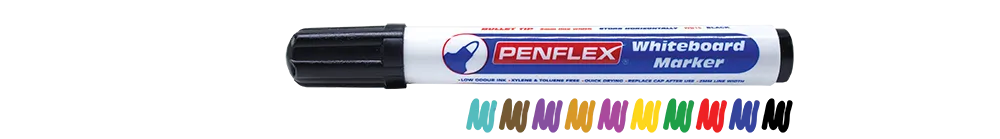 Black Penflex Whiteboard Marker