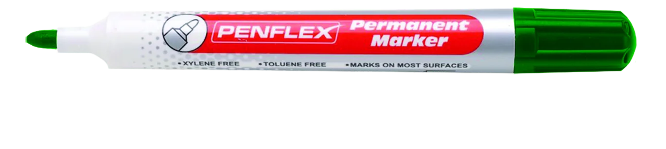 Penflex Permanent Marker Bullet Tip Green PM13