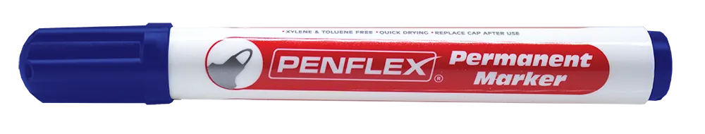 Blue Bullet Penflex Permanent Marker