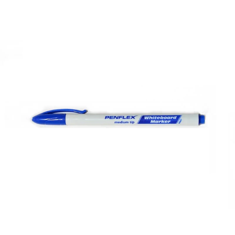 Penflex WB07  Whiteboard Markers Slimline Blue