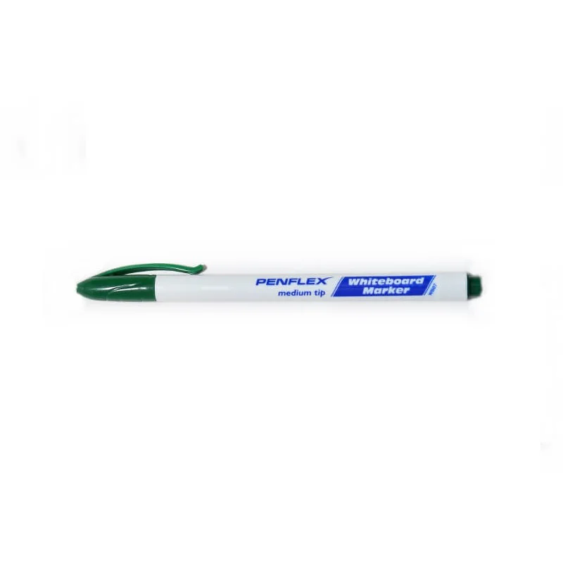 Penflex WB07  Whiteboard Markers Slimline Green