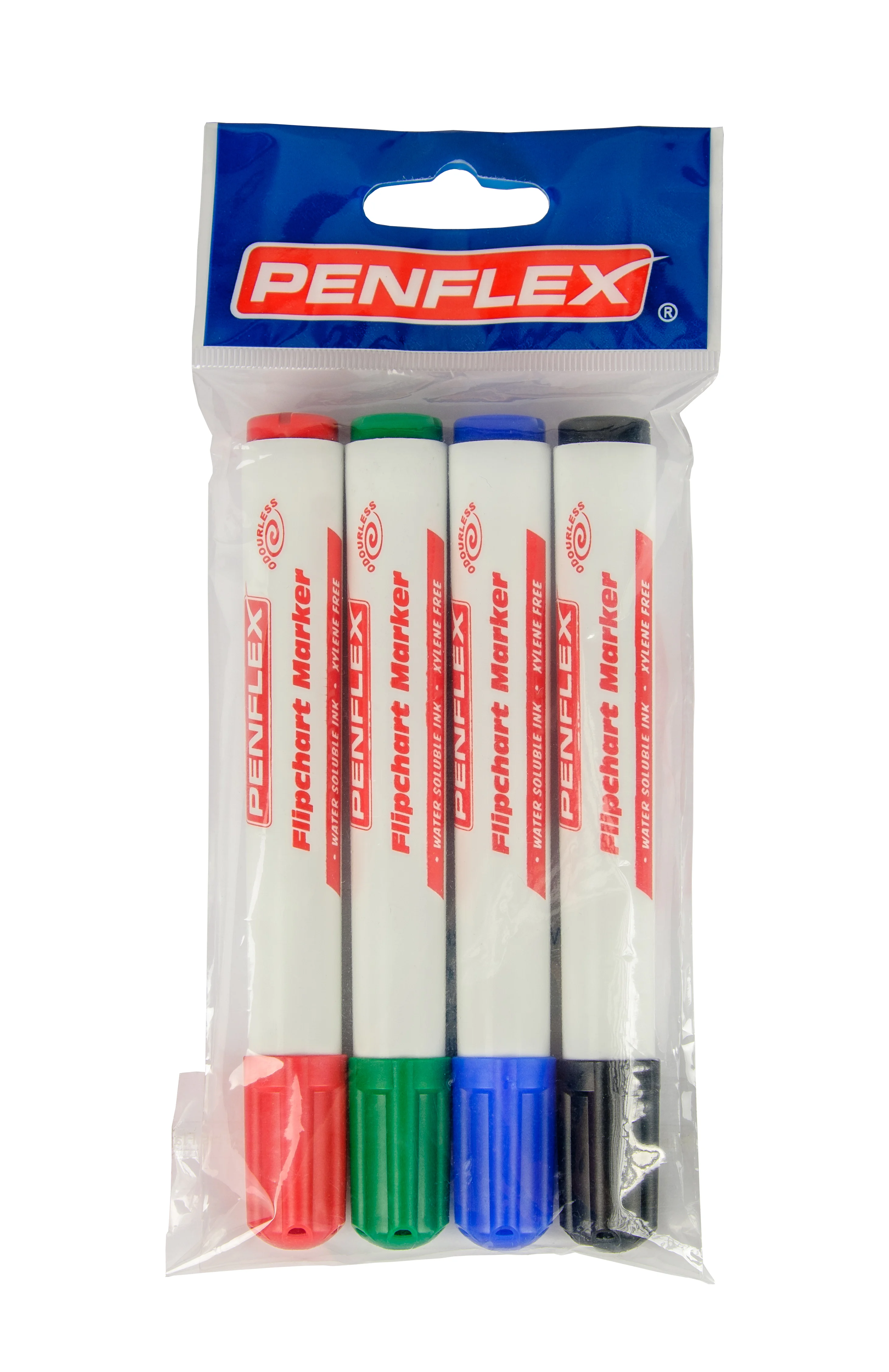 Flipchart Markers Asst (Wallet-4)