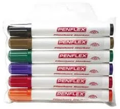 Flipchart Markers Asst (Wallet-6)