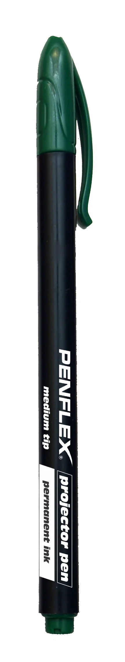 Green Perm. Med OHP Projection Pen (10)