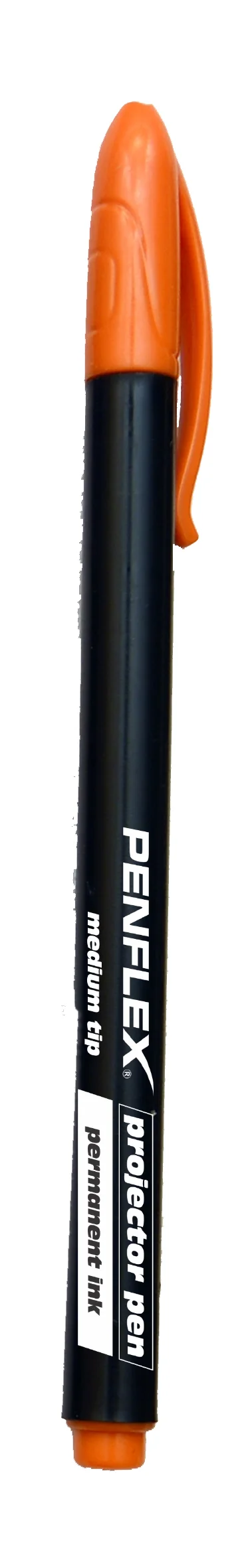 Orange Perm. Med OHP Projection Pen (10)