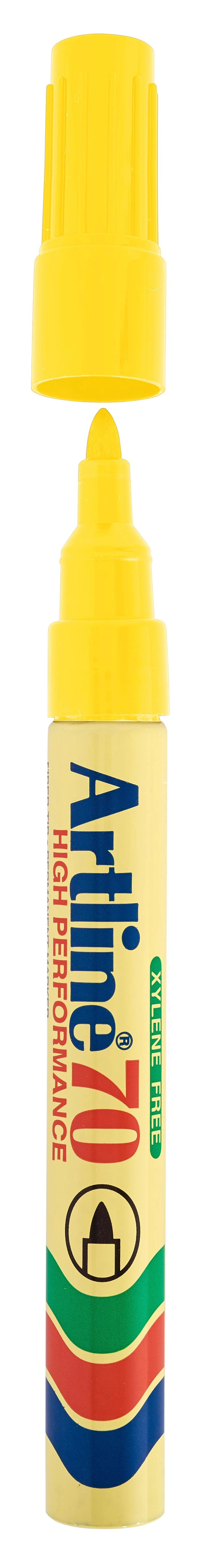 EK 70 YellowPermanent Marker Bullet Poin