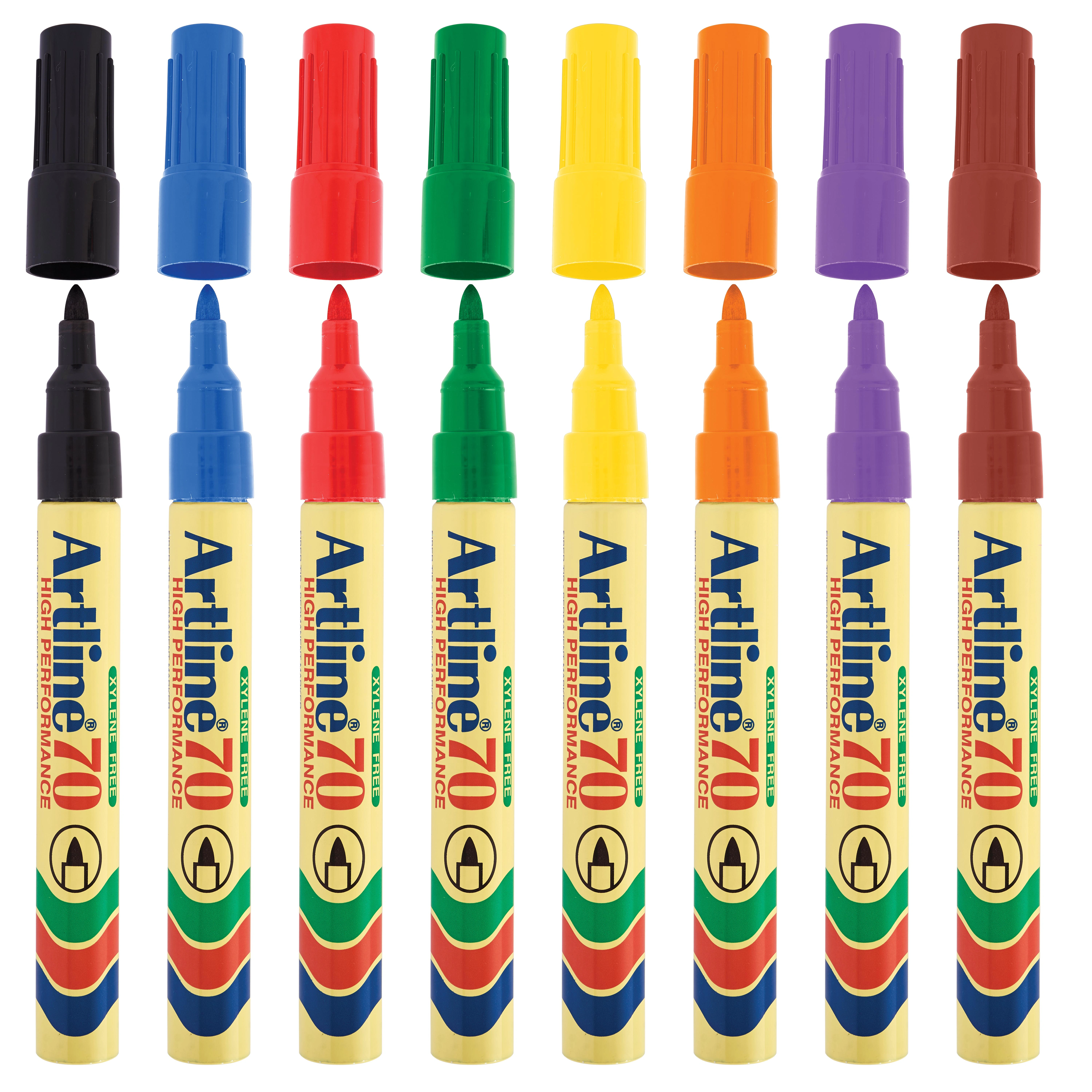 EK 70 Ass 8 Permanent Marker Bullet Poin