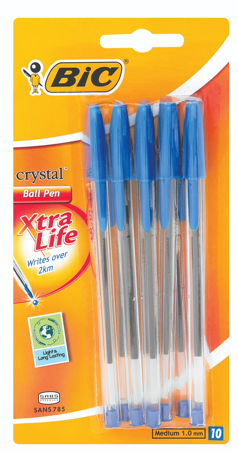 Crystal Xtra Life Blue Blister 10