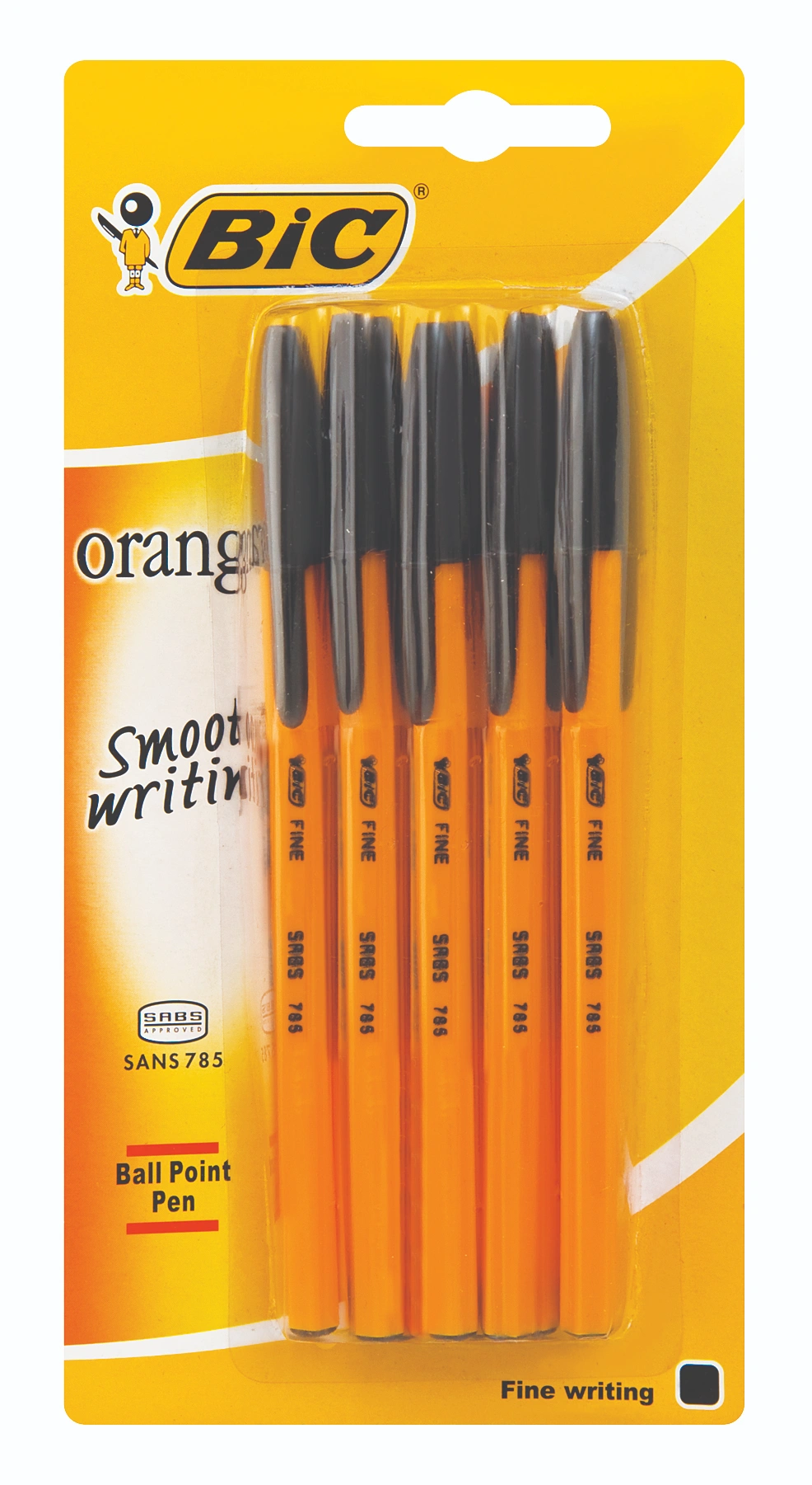 Orange Fine Black Blister 10