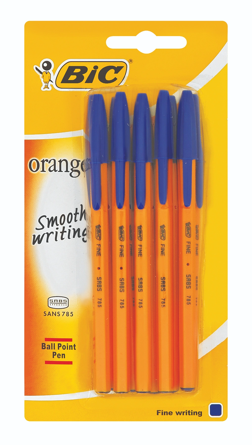 Orange Fine Blue Blister 10