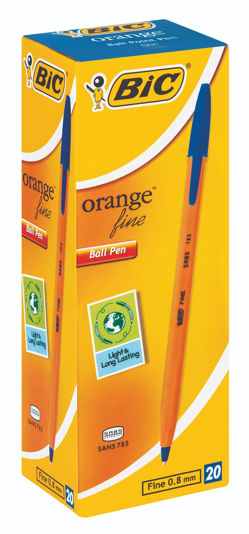 Orange Fine BLUE  Box 20