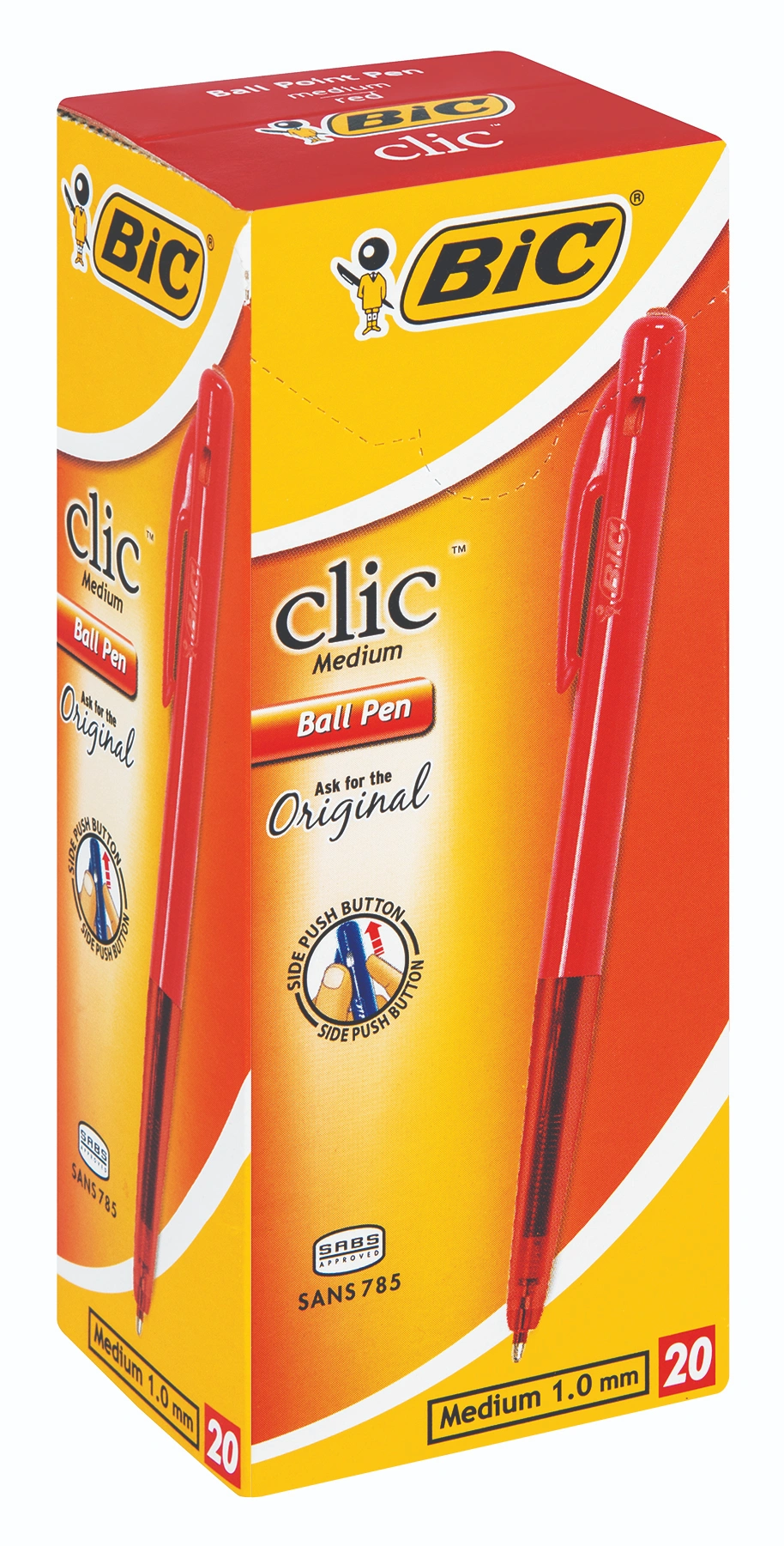 Clic Medium Red  Box-20
